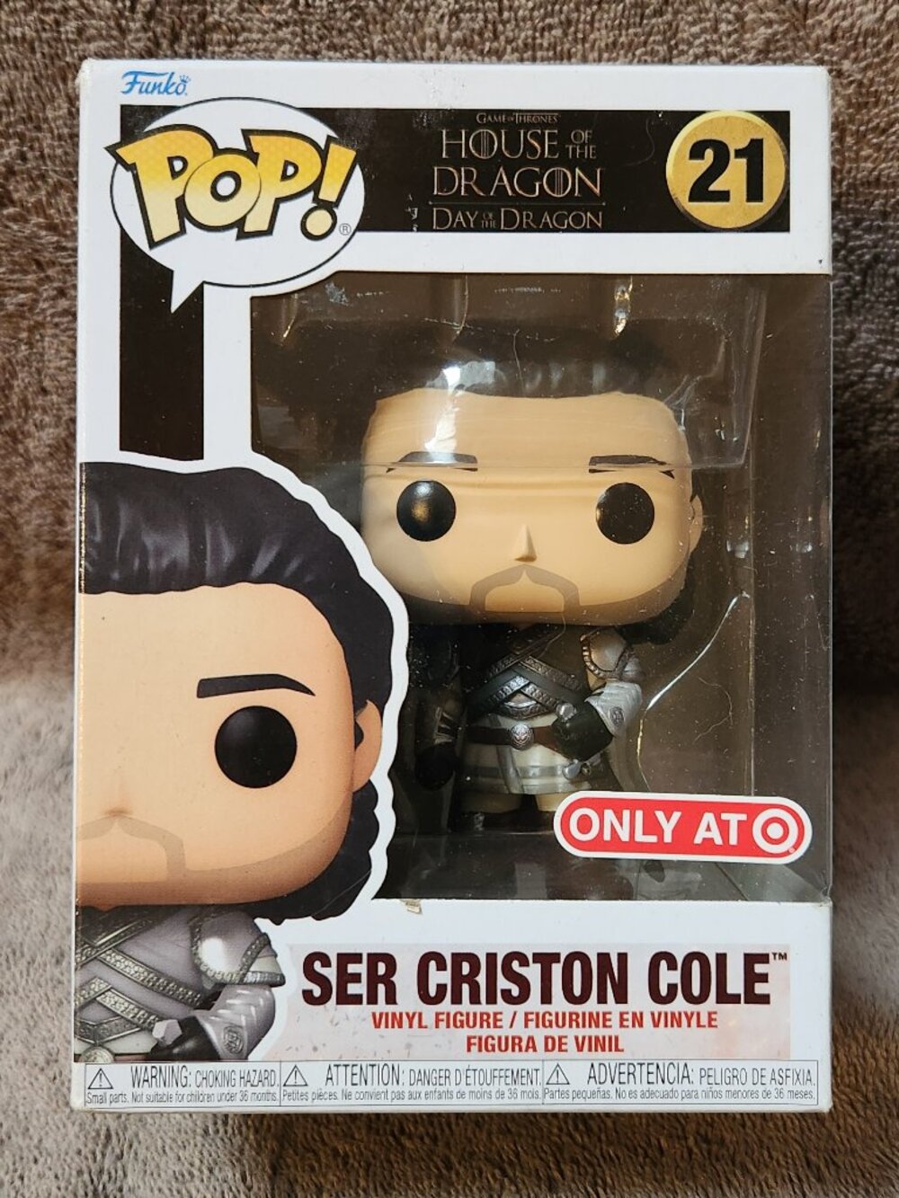 FUNKO POP! SIR CRISTON COLE House of Dragon #21 - NEW
